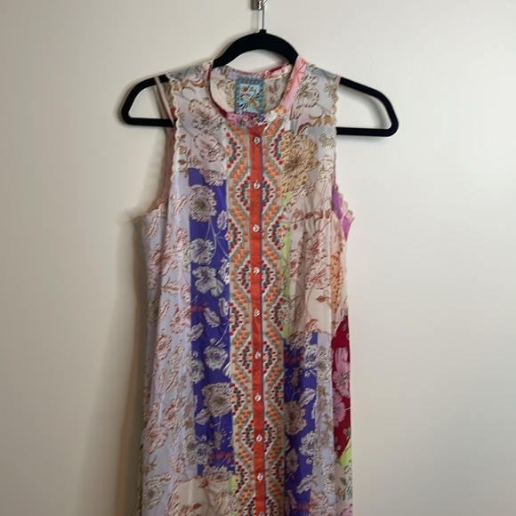 Johnny Was Cosmo Korea Dress with Slip NWT - Picture 7 of 11